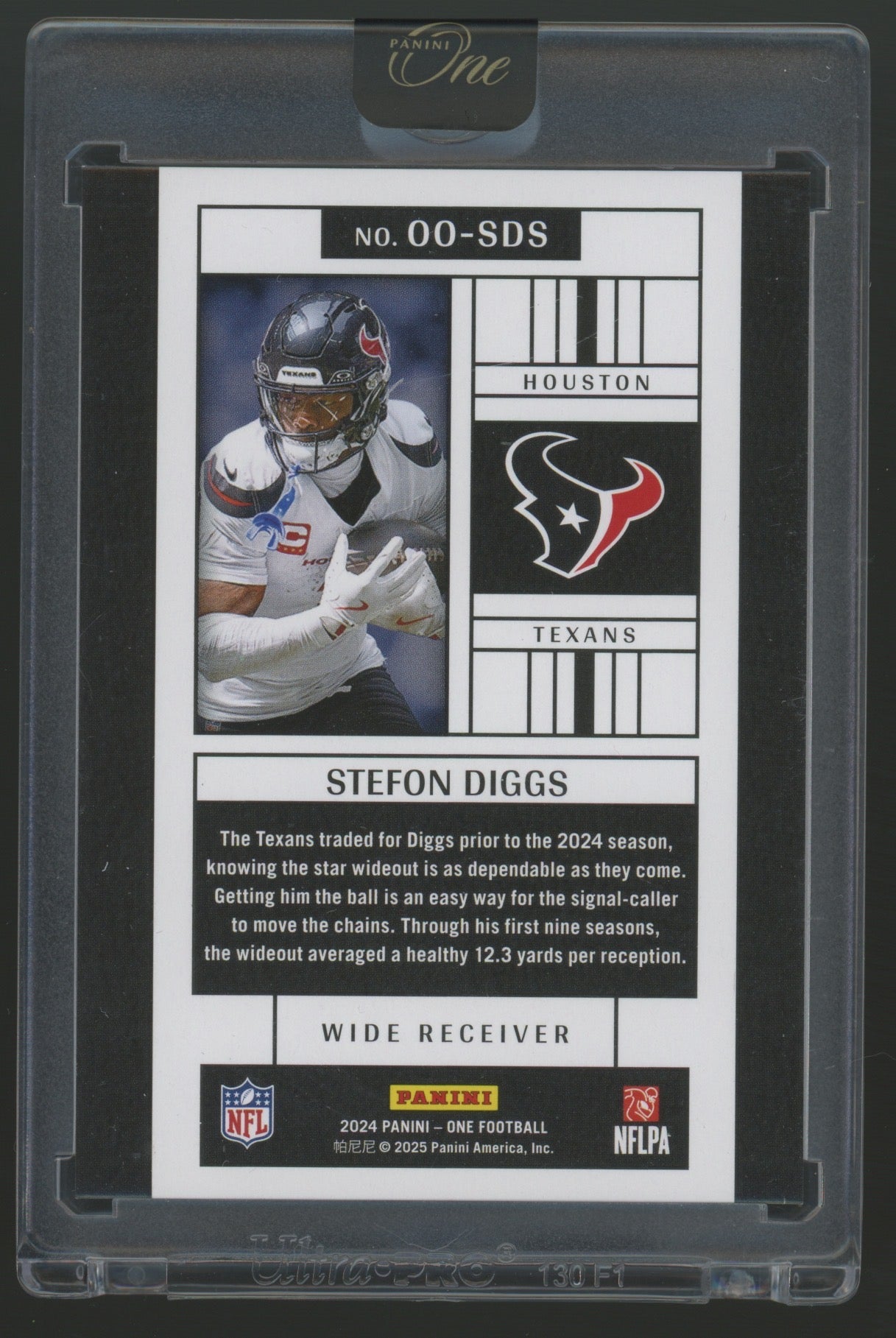 2025 Panini One Originals Stefon Diggs #OO-SDS