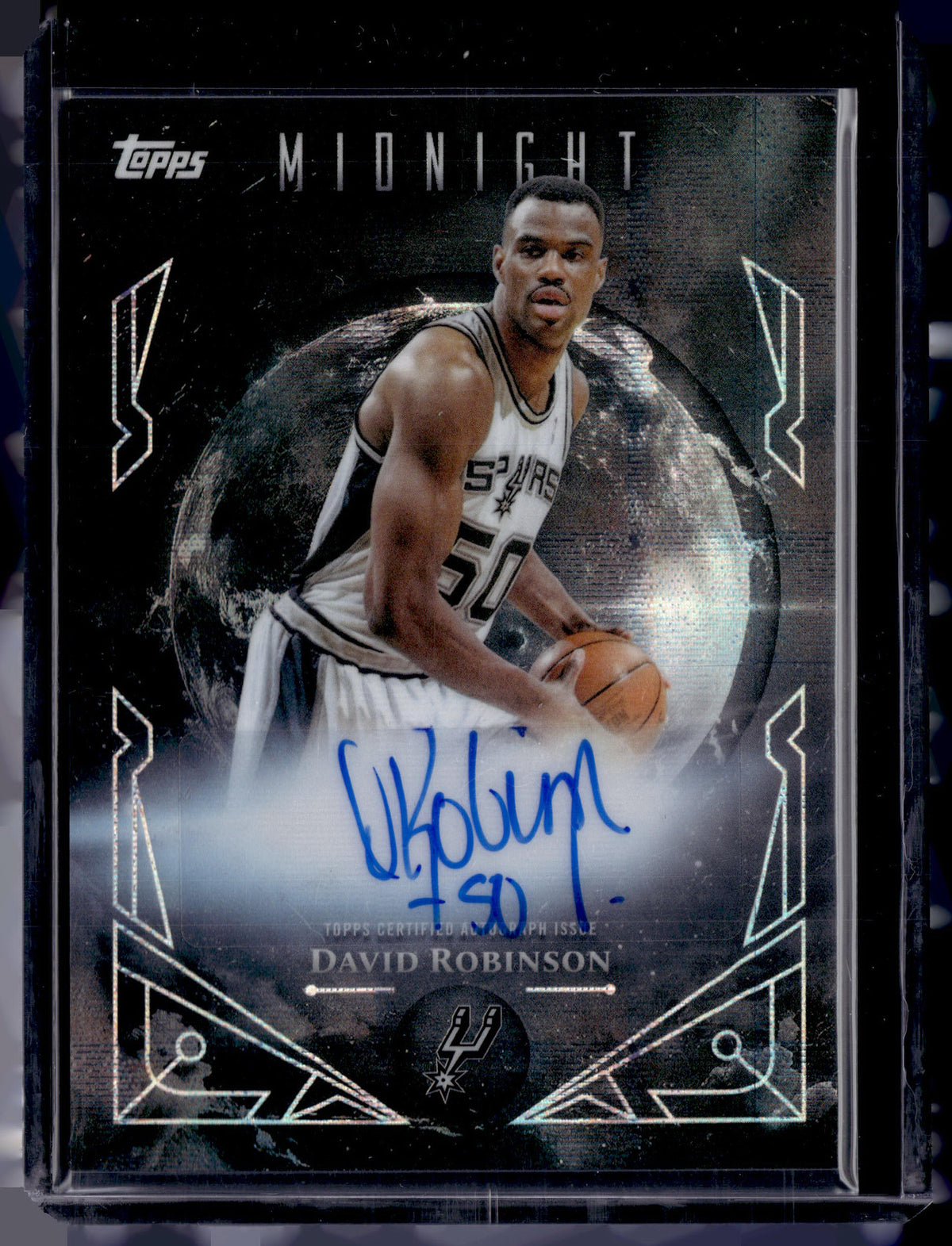 HL-P01 2025 Topps Midnight Midnight Sun Signatures David Robinson #MS-DR Auto