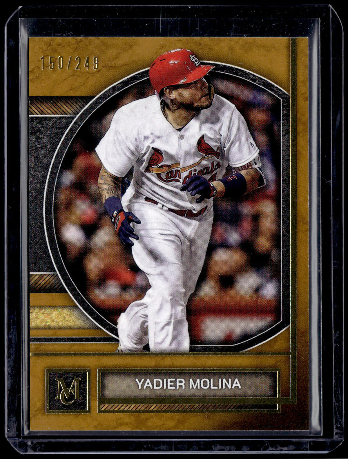 HL-P01 2025 Topps Museum Collection Yadier Molina #46 Copper /249