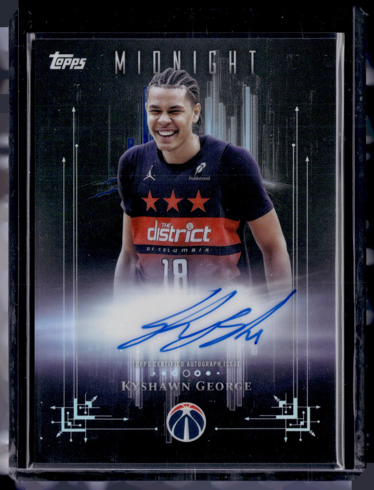 HL-P01 2025 Topps Midnight Dark Marks Kyshawn George #DM-KG