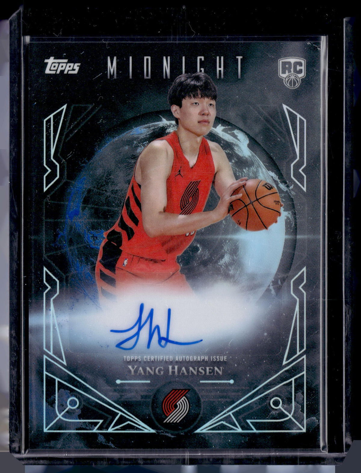 HL-P01 2025 Topps Midnight Midnight Sun Signatures Yang Hansen #MSR-YH Auto RC
