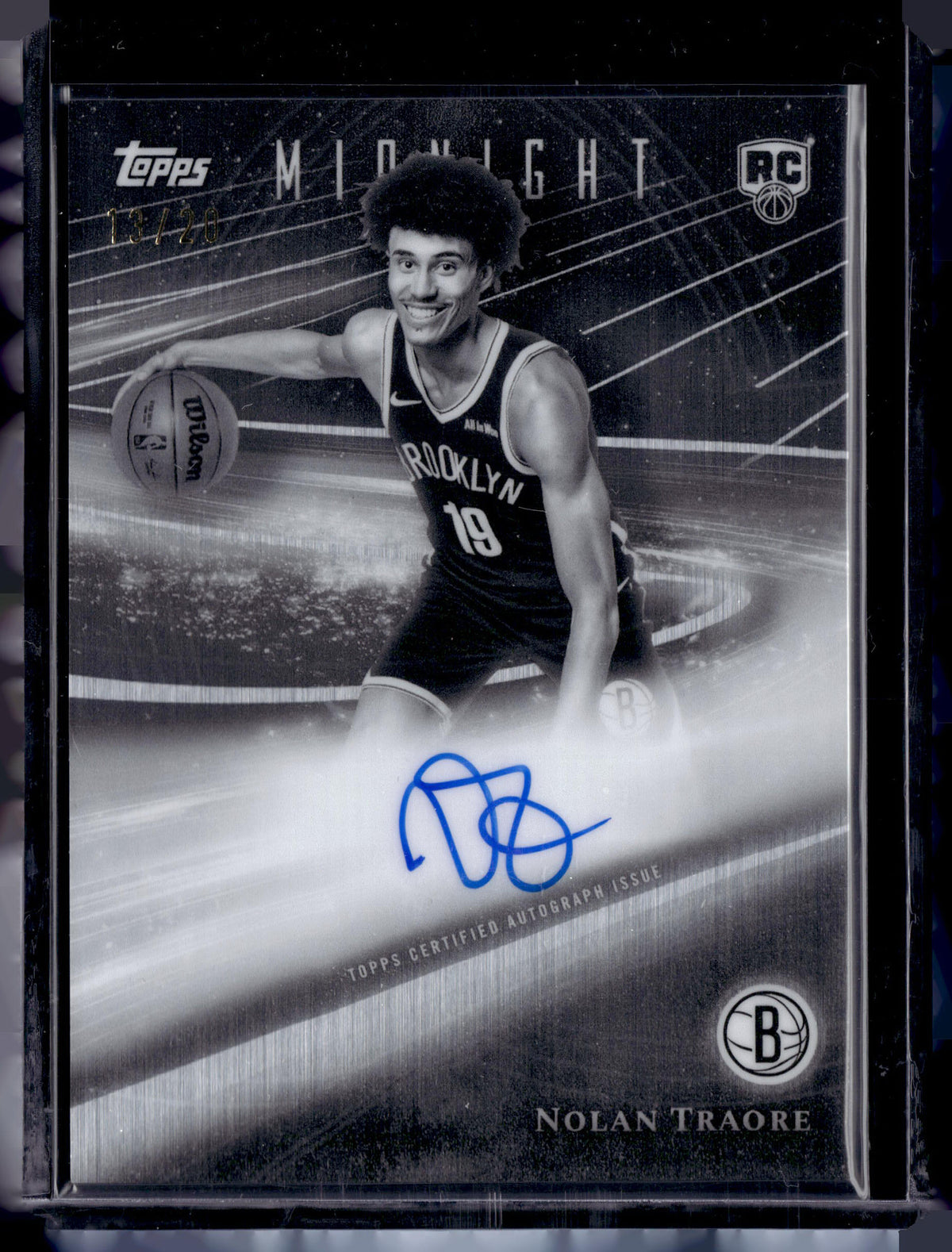 HL-P01 2025 Topps Midnight Rookie Horizon Signatures Nolan Traore #RHS-NT /20 RC