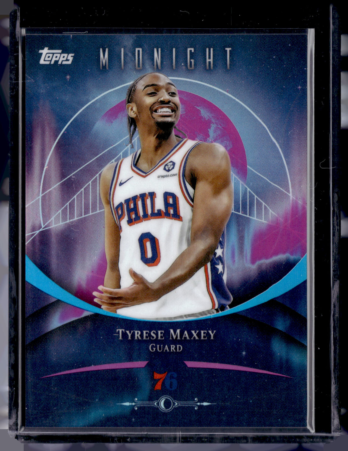 HL-P01 2025 Topps Midnight Tyrese Maxey #8