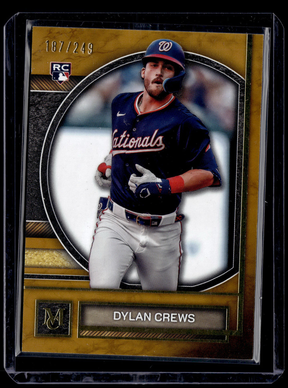 HL-P01 2025 Topps Museum Collection Dylan Crews #67 Gold /249 RC