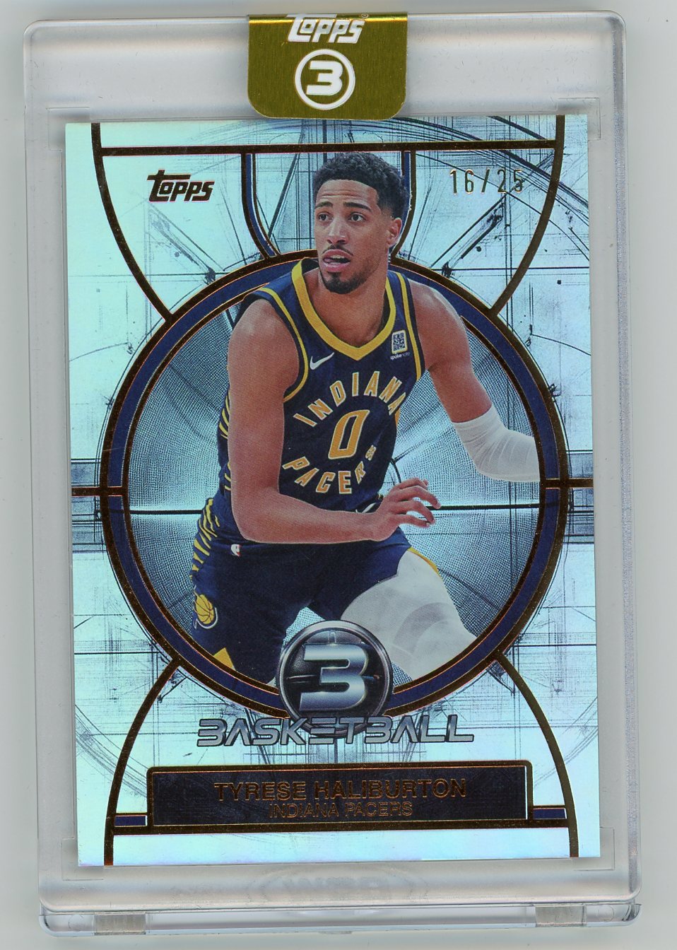 HL-P01 2026 Topps 3 Basketball Tyrese Haliburton #17 /25