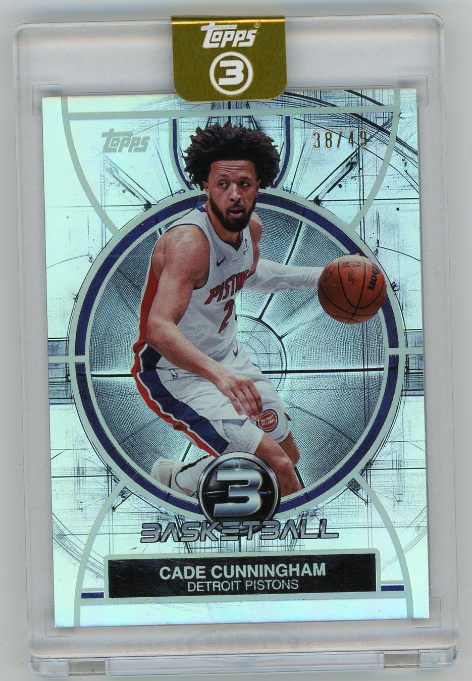 HL-P01 2026 Topps 3 Basketball Cade Cunningham #39 Silver /49