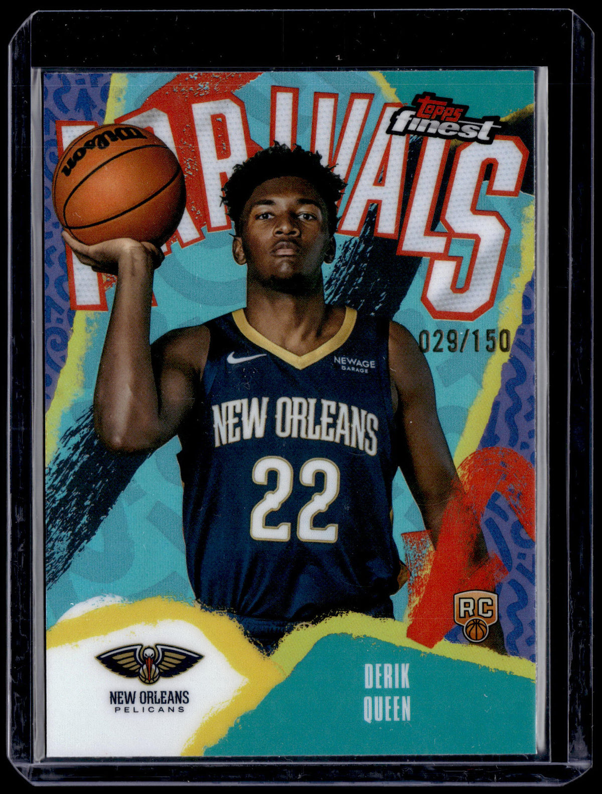 HL-P01 2026 Topps Finest Arrivals Derik Queen #A-13 /150 RC