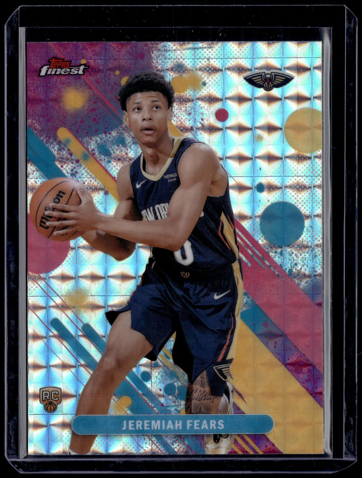 HL-P01 2026 Topps Finest Jeremiah Fears #7 Common Geometric RC