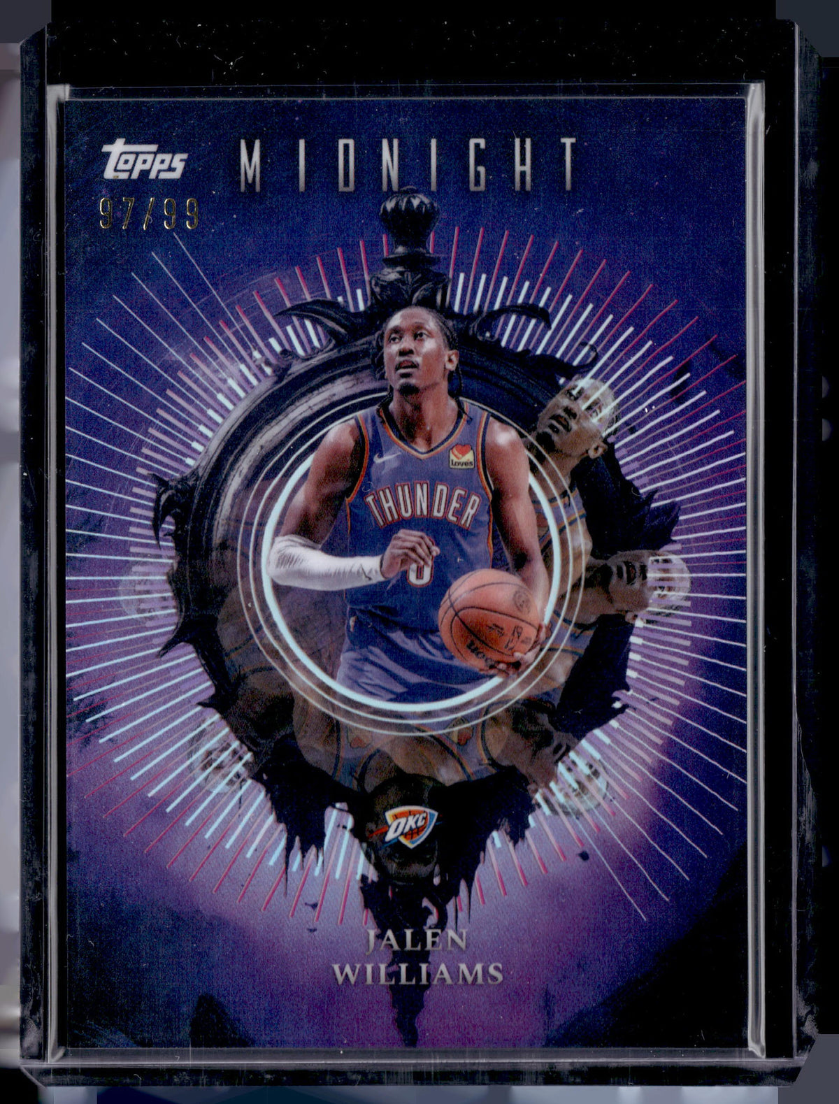 HL-P01 2025 Topps Midnight Insomnia Jalen Williams #IN-10 /99