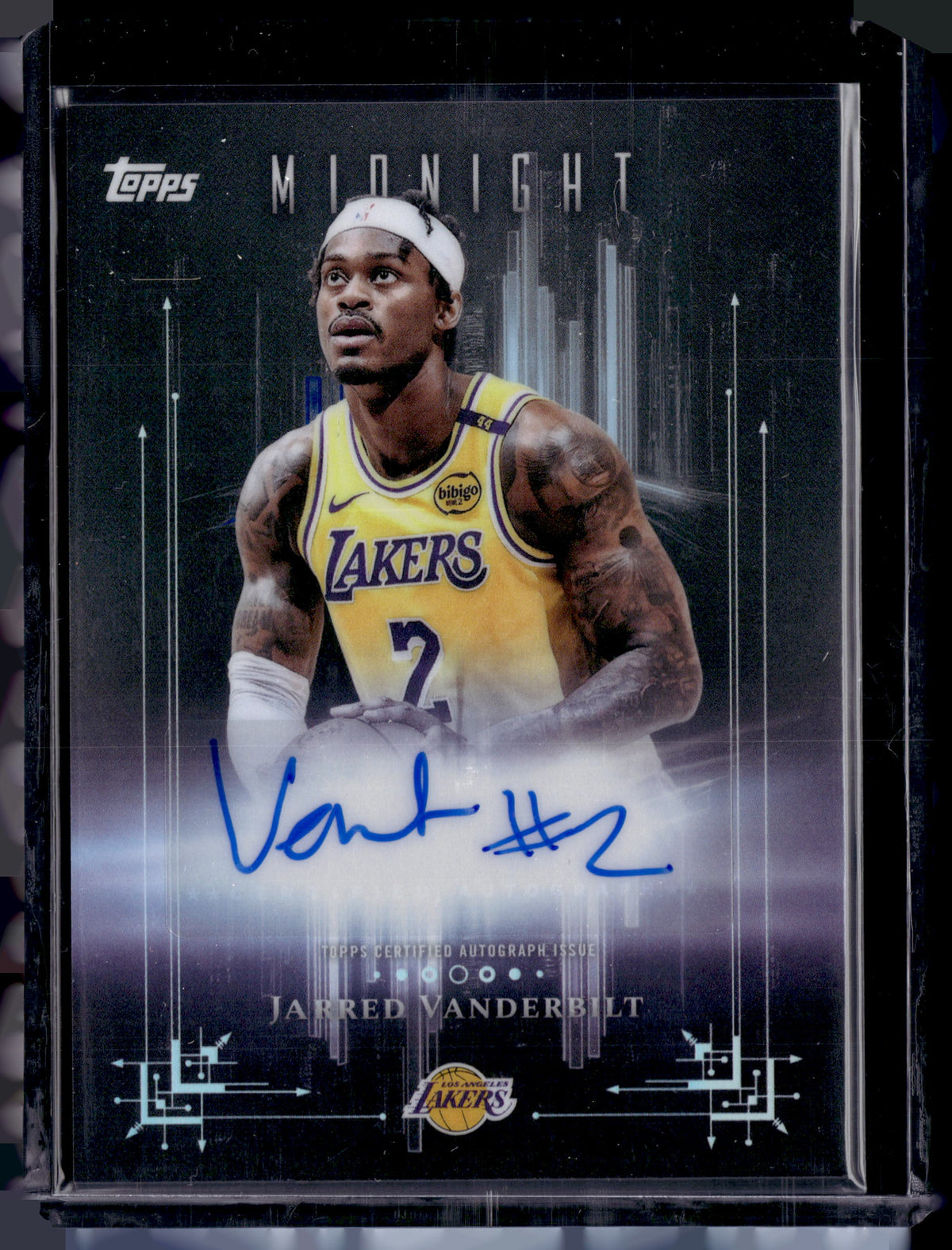HL-P01 2025 Topps Midnight Dark Marks Jarred Vanderbilt #DM-JV