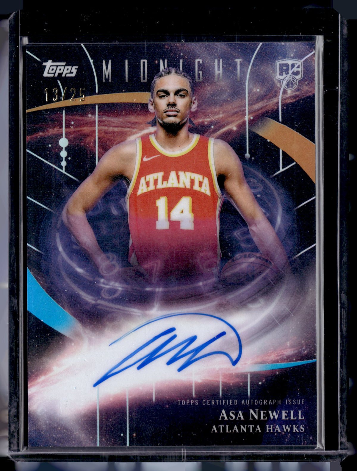 HL-P01 2025 Topps Midnight Stroke of Midnight Asa Newell #SMR-AN /25 RC