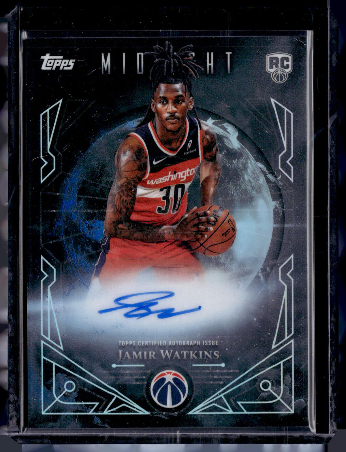 HL-P01 2025 Topps Midnight Midnight Sun Signatures Jamir Watkins #MSR-JW RC