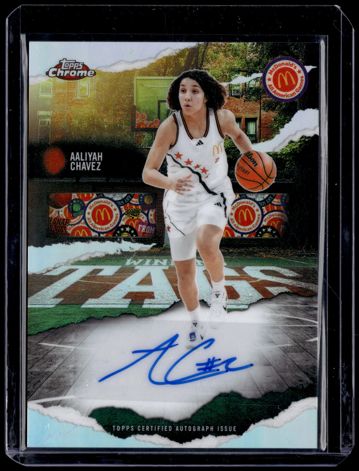 HL-P01 2025 Topps Chrome McDonald's AA Winning Tags Aaliyah Chavez #WT-AC