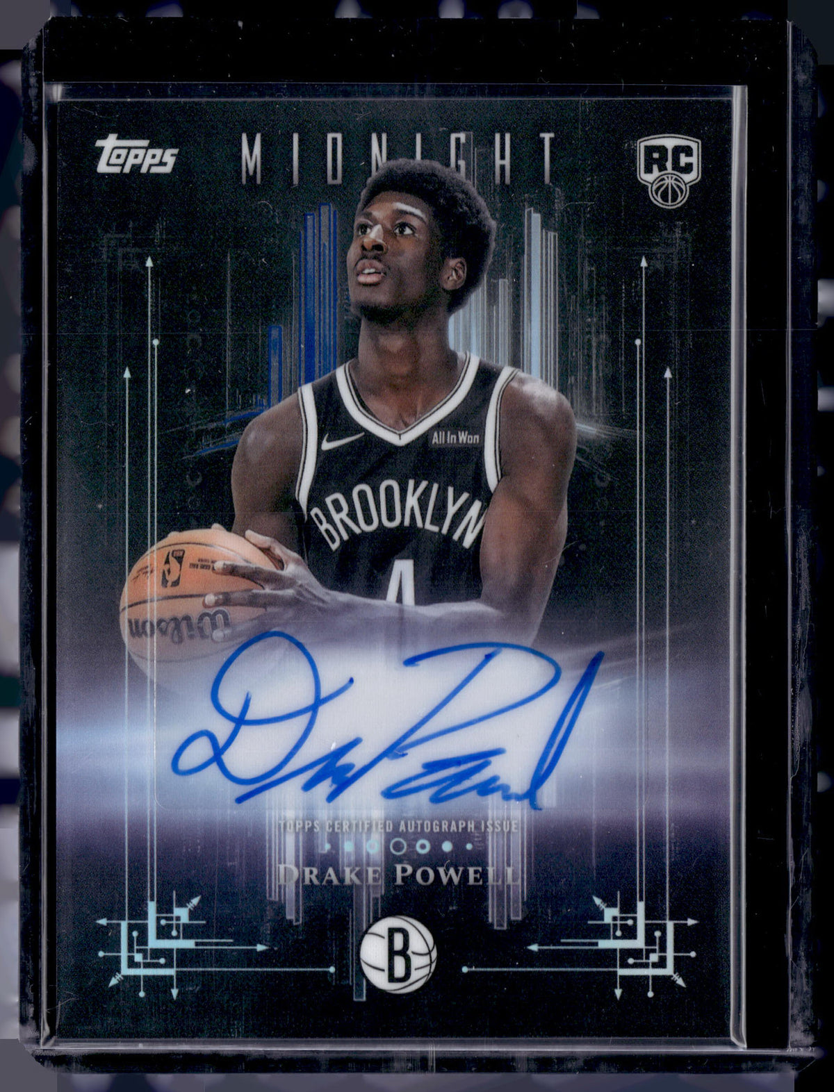 HL-P01 2025 Topps Midnight Dark Marks Drake Powell #DMR-DP RC