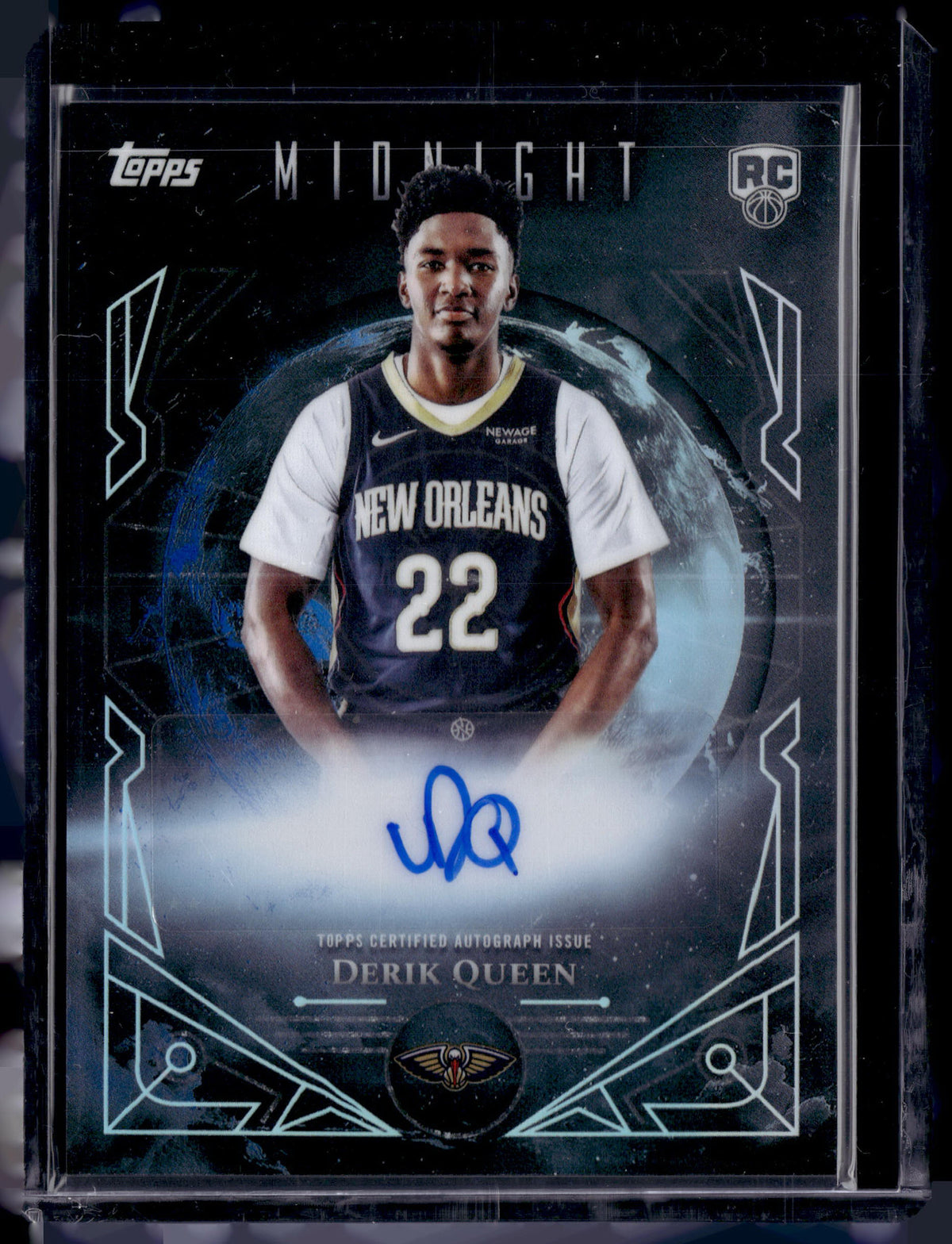 HL-P01 2025 Topps Midnight Midnight Sun Signatures Derik Queen #MSR-DQ RC