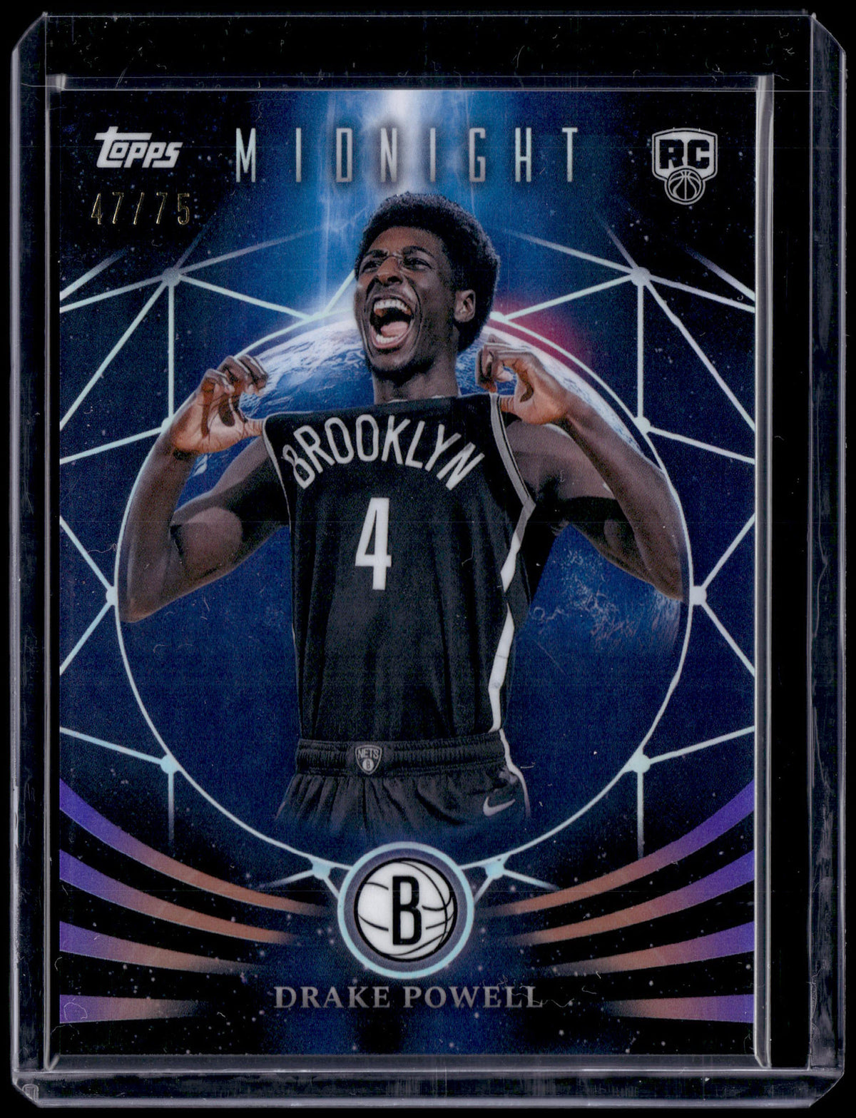 HL-P01 2025 Topps Midnight Moonfall Drake Powell #MF-24 /75 RC