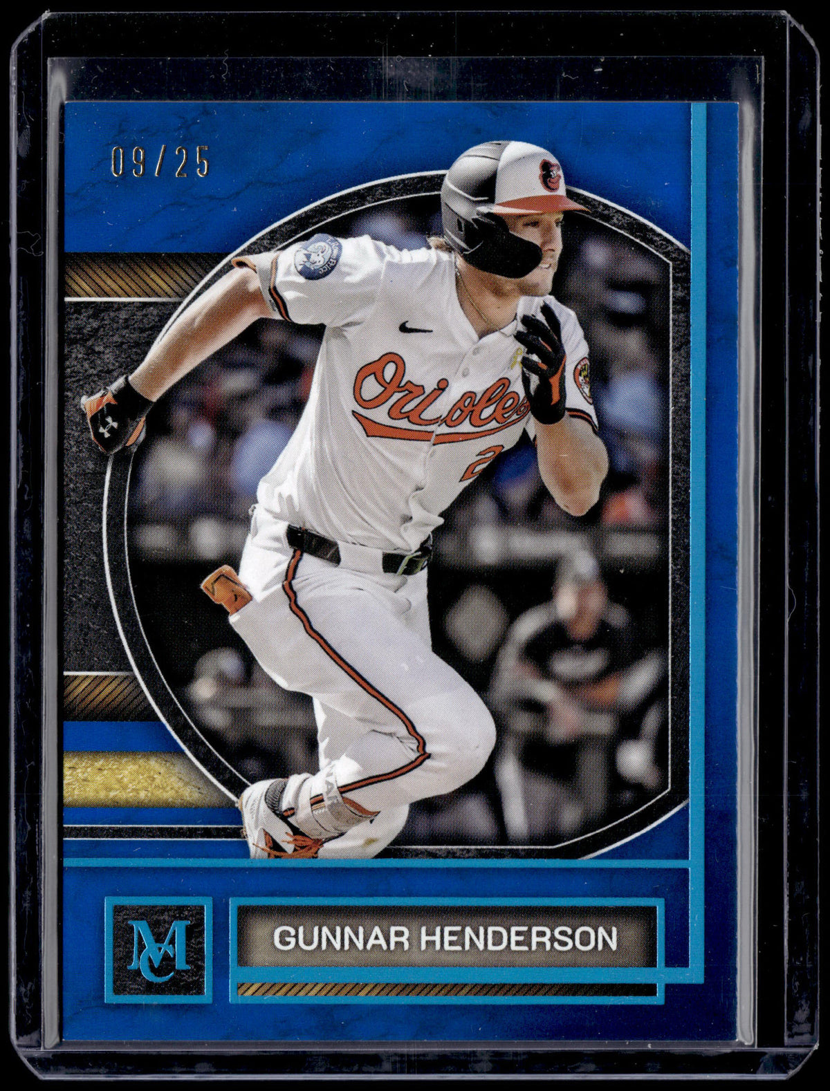 HL-P01 2025 Topps Museum Collection Gunnar Henderson #69 Blue /25