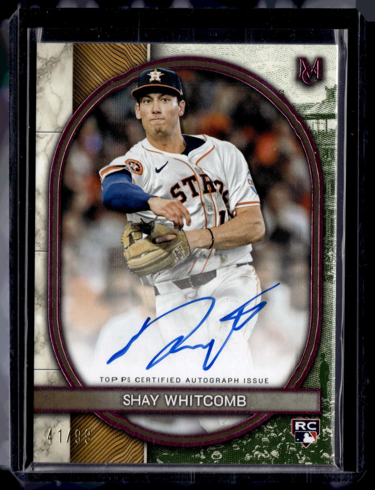 HL-P01 2025 Topps Museum Collection Shay Whitcomb #AA-SW /99 Auto RC