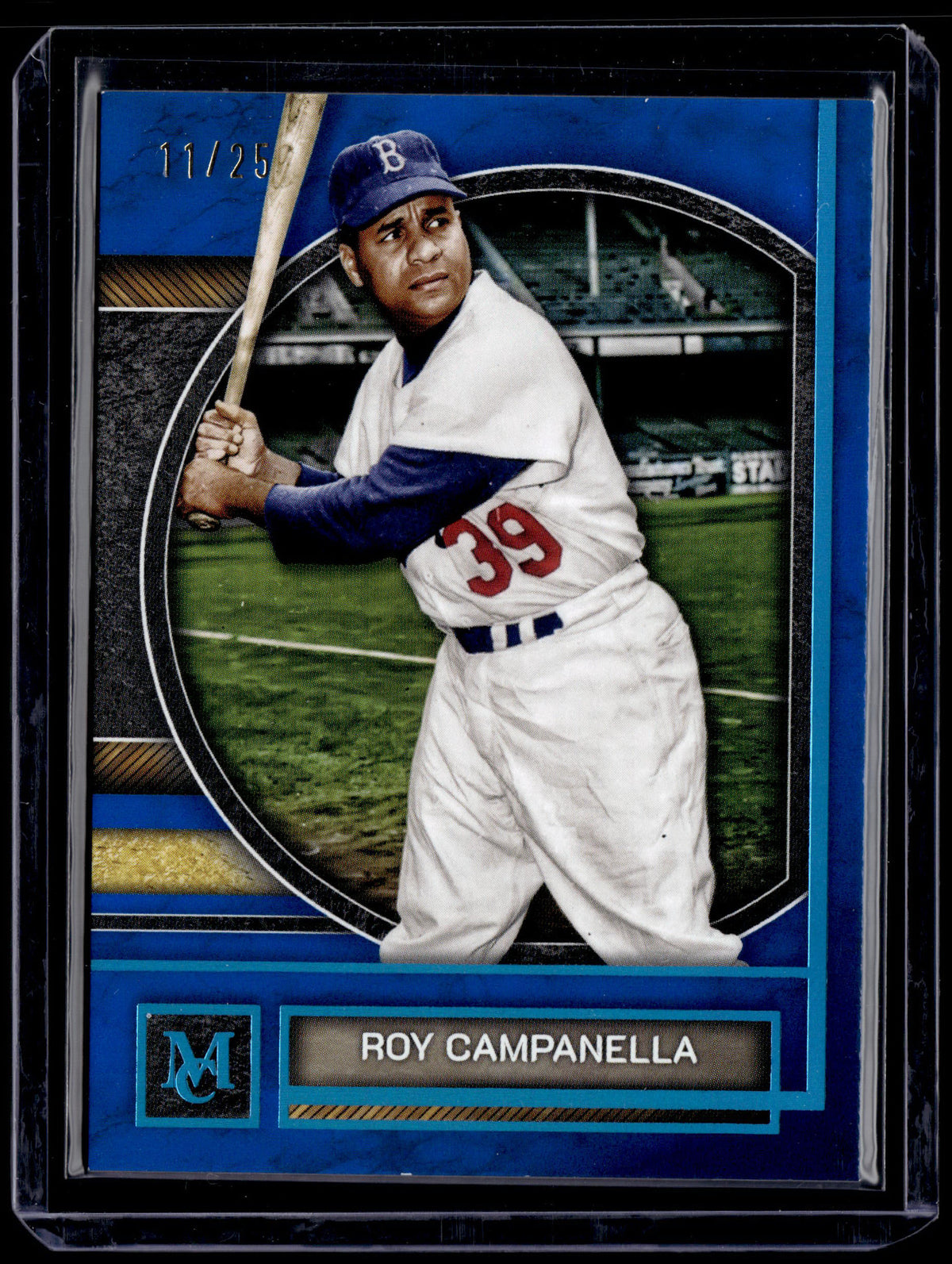HL-P01 2025 Topps Museum Collection Roy Campanella #61 Blue /25