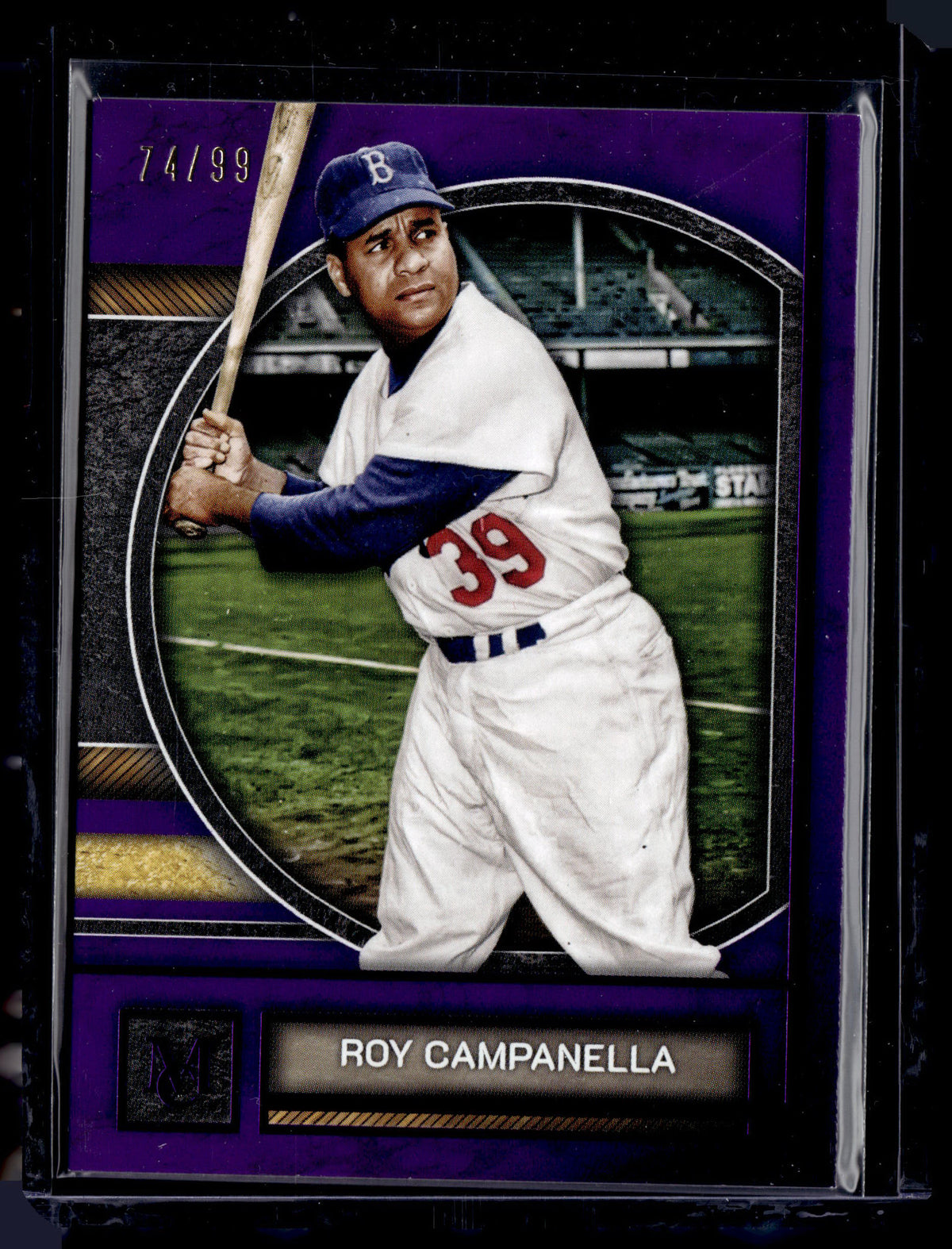 HL-P01 2025 Topps Museum Collection Roy Campanella #61 Purple /99