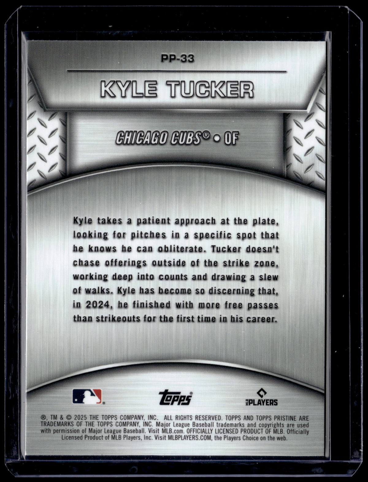 HL-P01 2025 Topps Pristine Plated and Polished Kyle Tucker #PP-33 Refractor