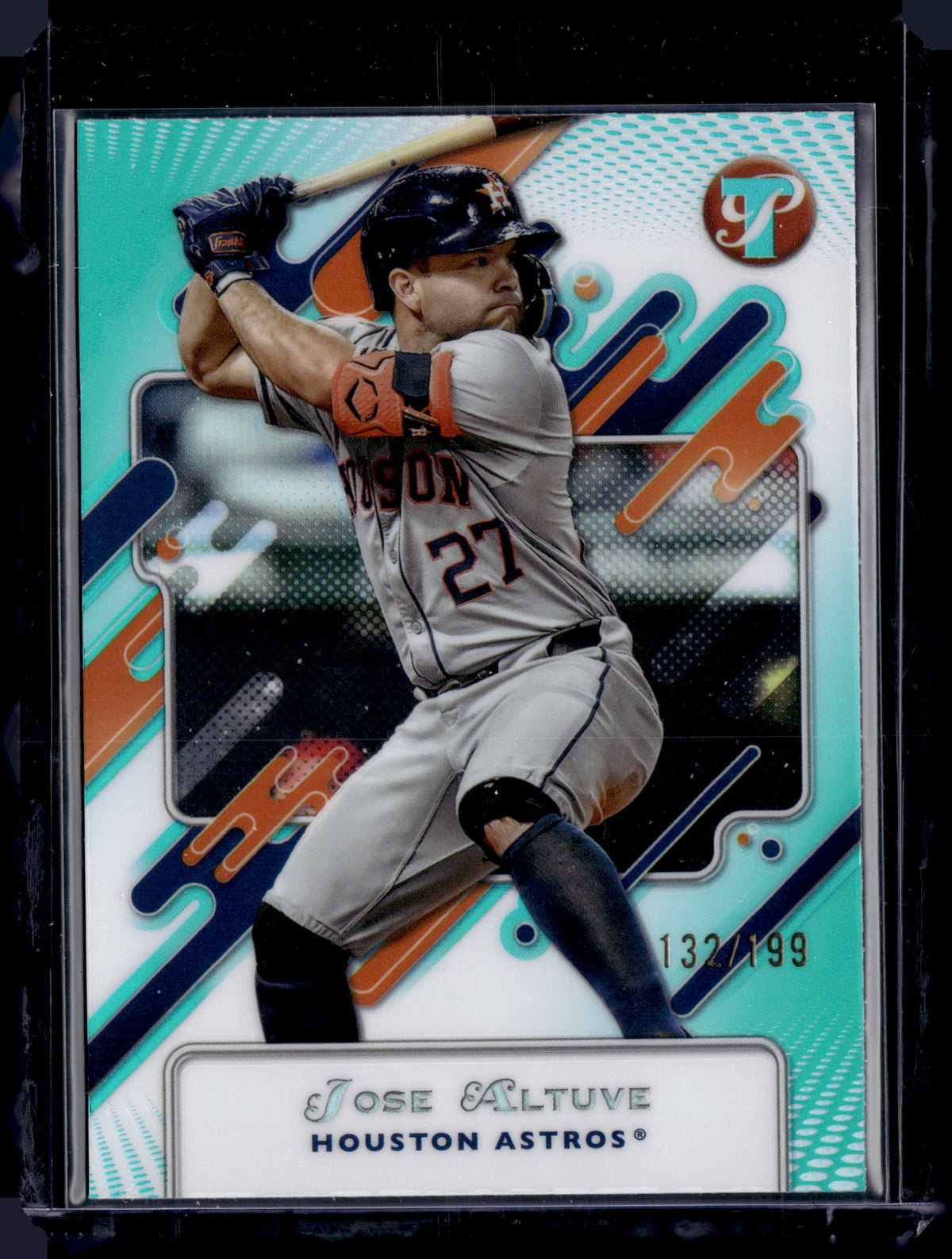 HL-P01 2025 Topps Pristine Jose Altuve #142 Teal /199