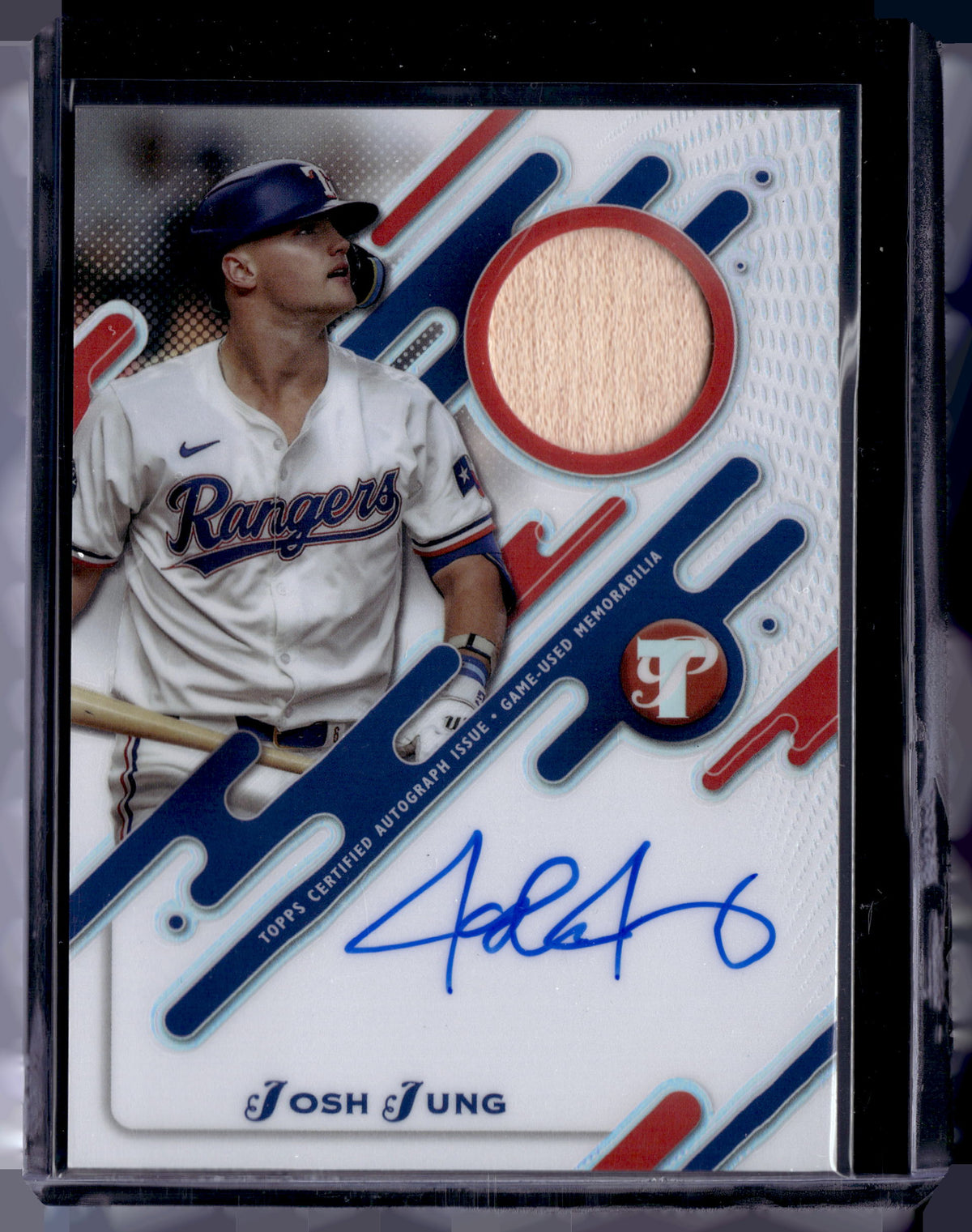 HL-P01 2025 Topps Pristine Josh Jung #PPAR-JJ Auto Relic Game-Used Memorabilia