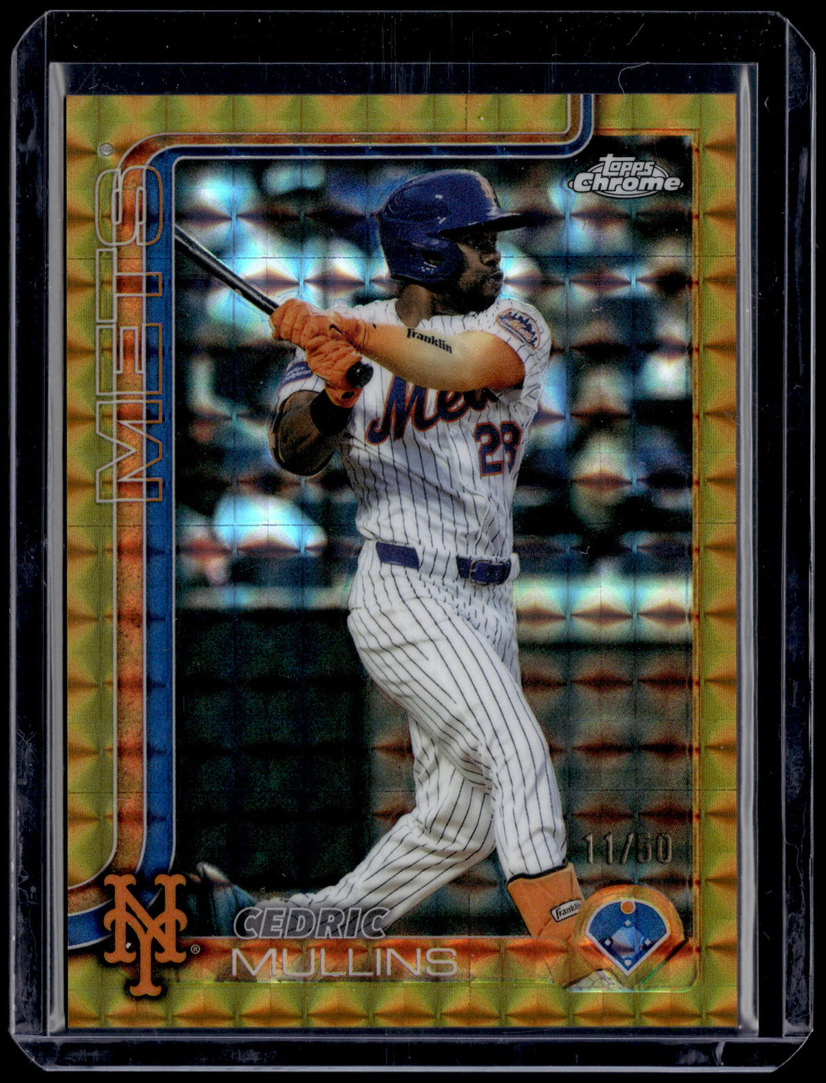 HL-P01 2025 Topps Chrome Cedric Mullins #USC40 Gold Geometric /50