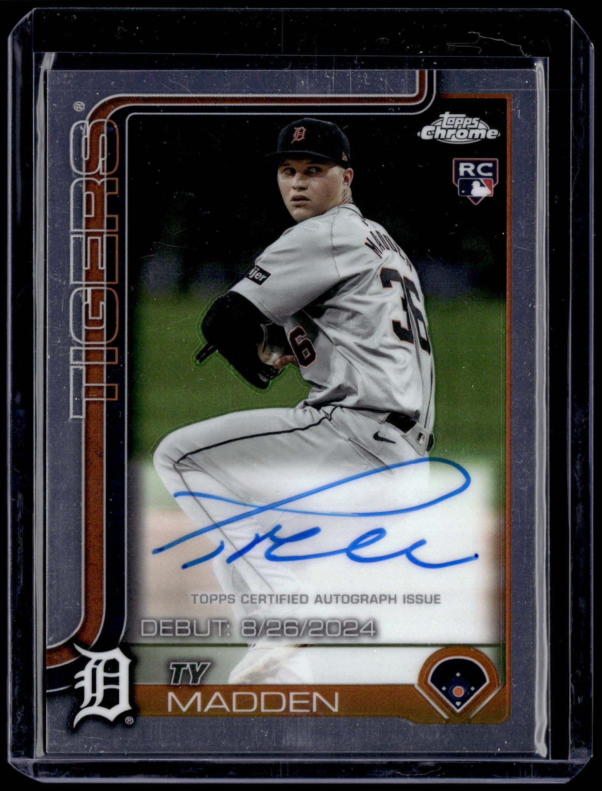 HL-P01 2025 Topps Chrome Update Ty Madden #CRDA-TMA Auto RC
