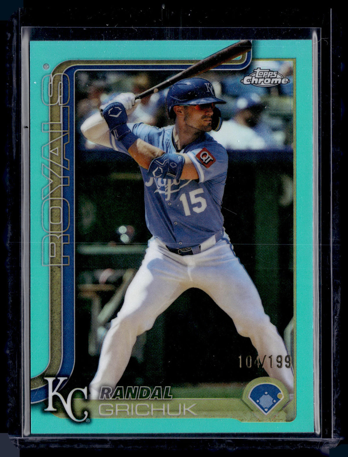 HL-P01 2025 Topps Chrome Update Randal Grichuk #USC158 Aqua /199