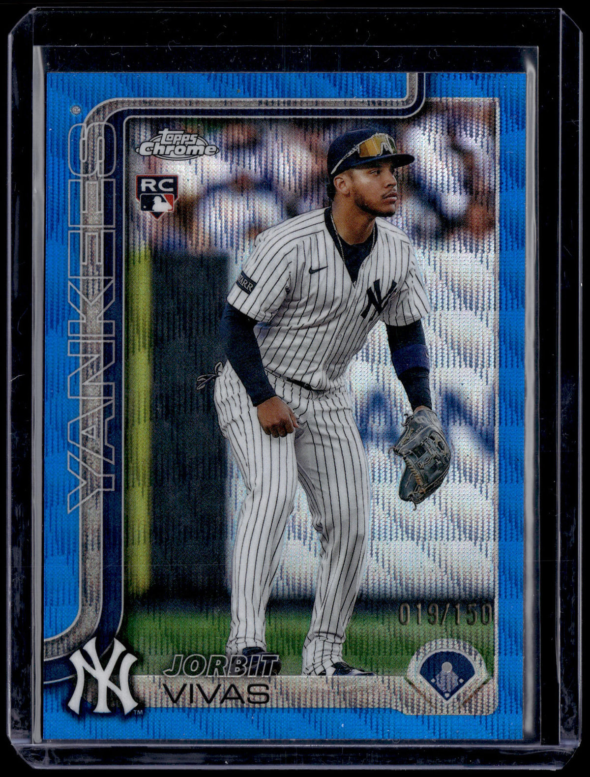 HL-P01 2025 Topps Chrome Jorbit Vivas #USC113 Blue Wave Refractor /150 RC