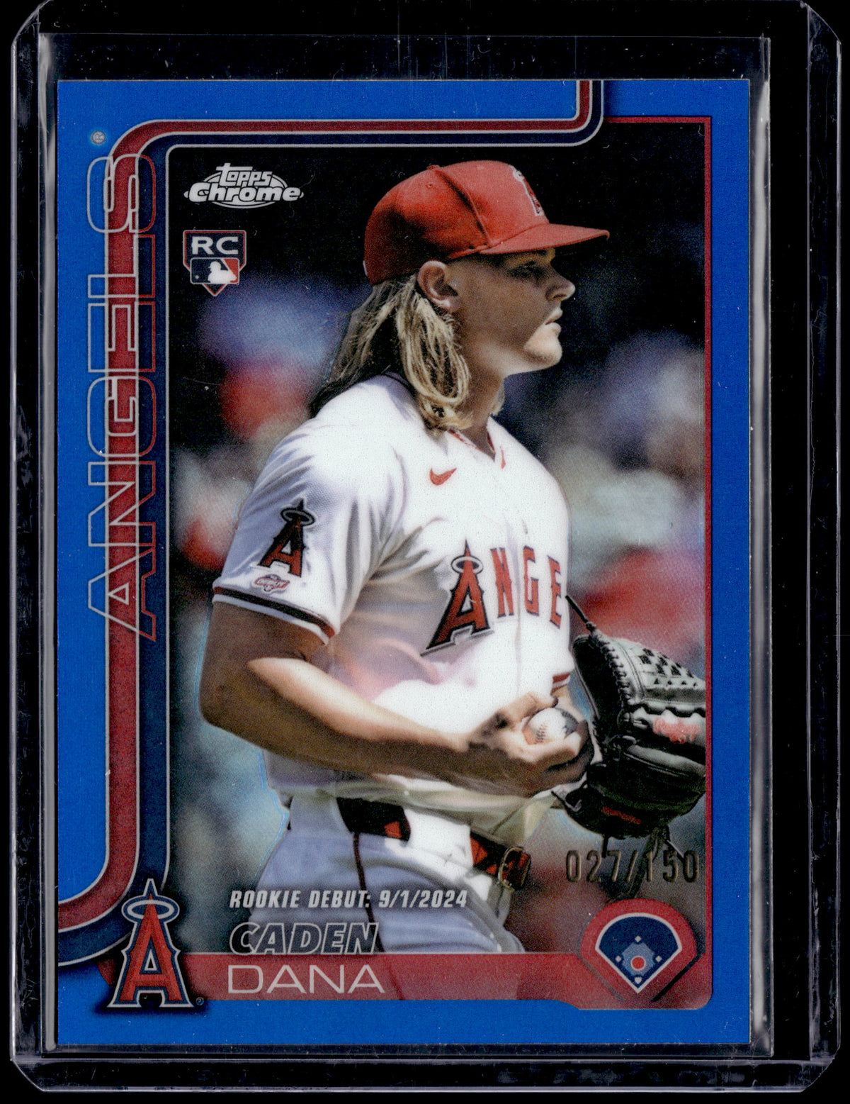HL-P01 2025 Topps Chrome Update Caden Dana #USC34 Blue Refractor /150 RC