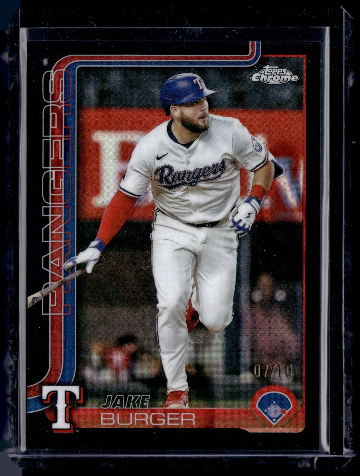 HL-P01 2025 Topps Chrome Update Jake Burger #USC37 Black Lava /10