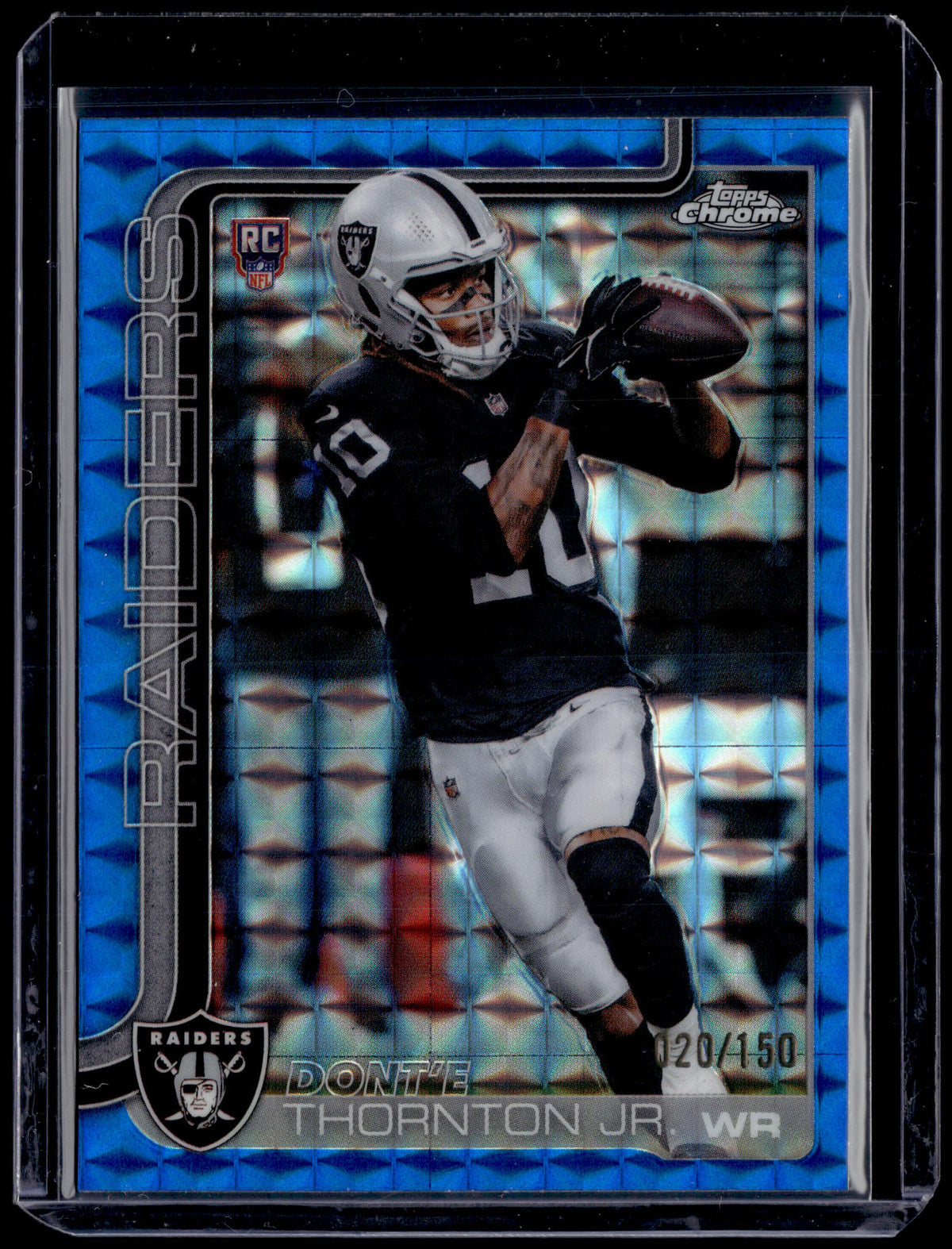 HL-P01 2025 Topps Chrome Dont'e Thornton Jr. #385 Blue Geometric /150 RC