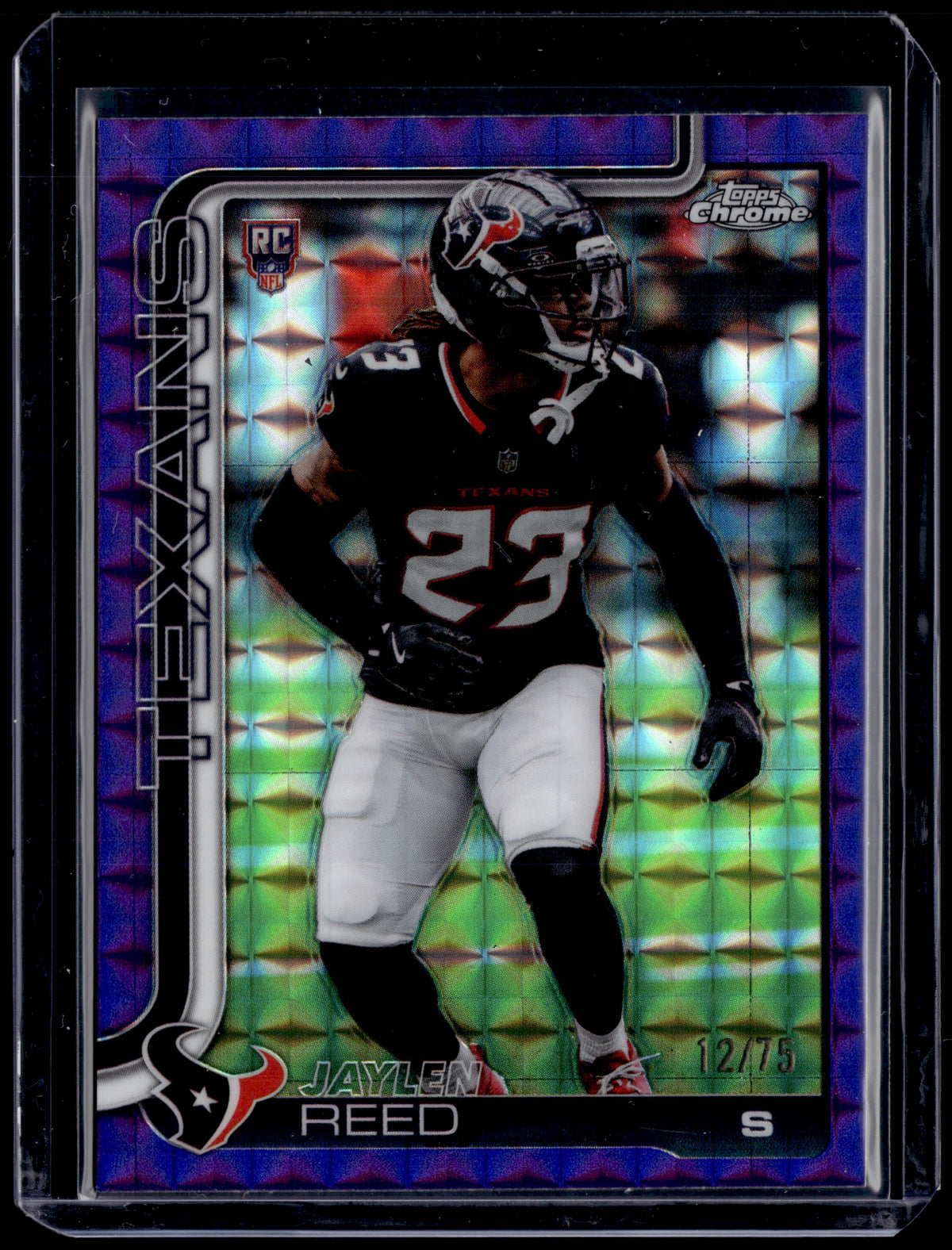 HL-P01 2025 Topps Chrome Jaylen Reed #374 Purple Geometric /75 RC