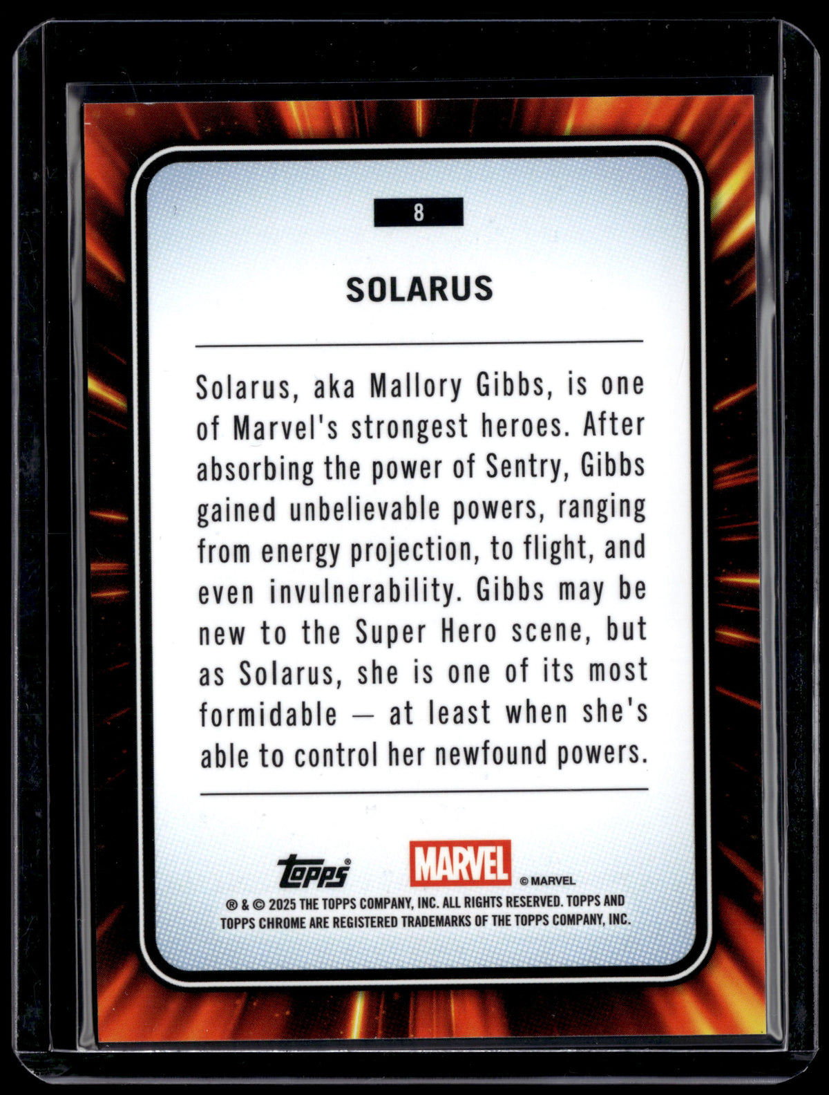 2025 Topps Chrome Marvel 1st Appearance #8