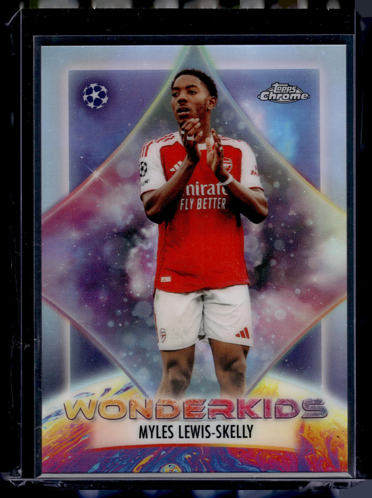 HL-INV 2026 Topps Chrome UEFA Wonderkids Myles Lewis-Skelly #WK-13 Refractor