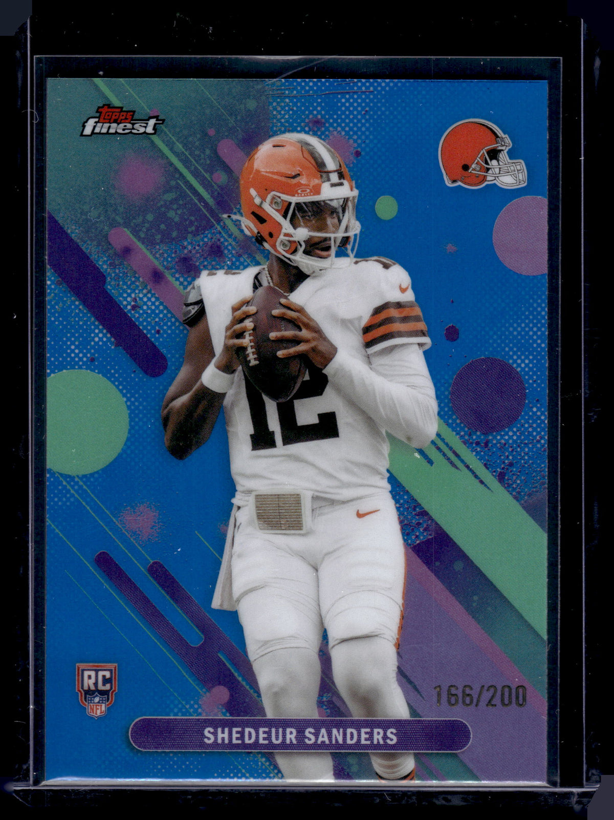 HL-INV 2025 Topps Finest Shedeur Sanders #6 Blue /200 RC