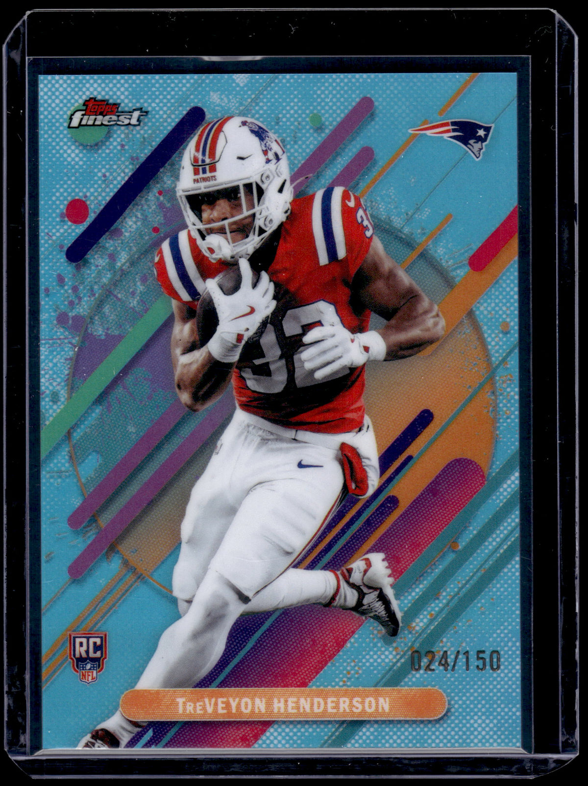 HL-INV 2025 Topps Finest TreVeyon Henderson #210 Refractor /150 RC
