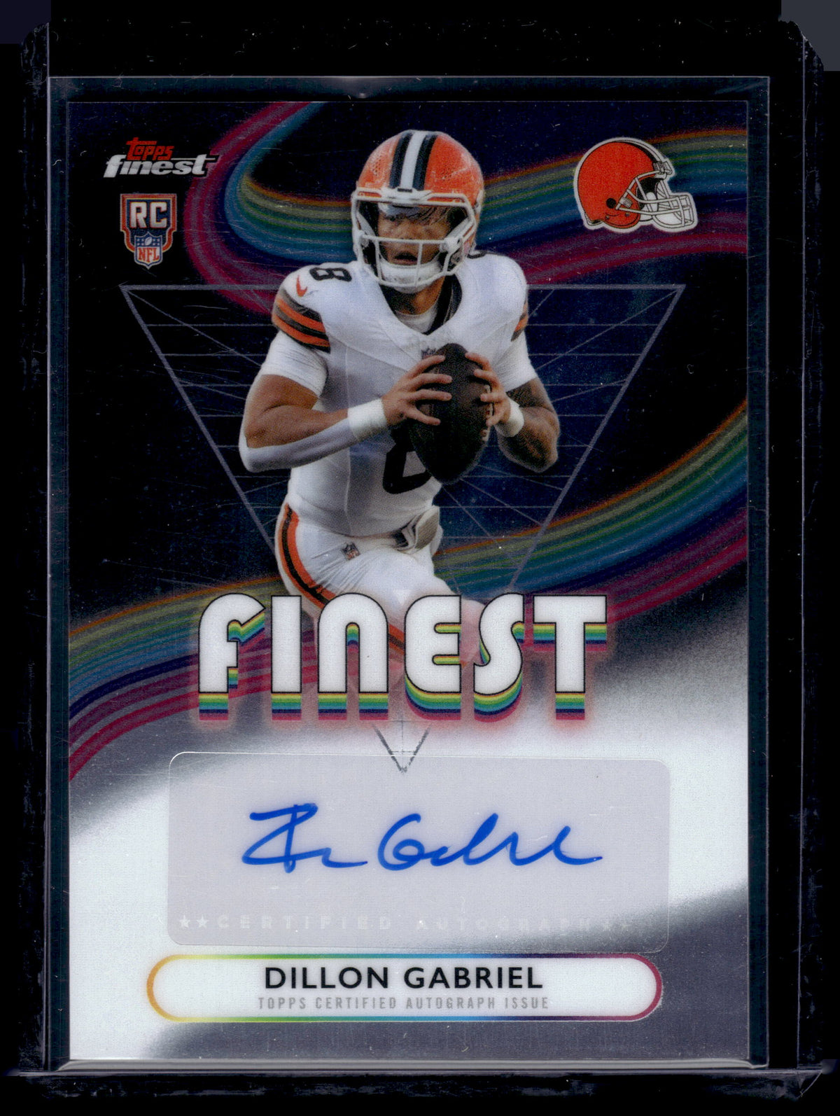 HL-INV 2025 Topps Finest Autographs Dillon Gabriel #RFA-DG Rookie Finest RC Auto