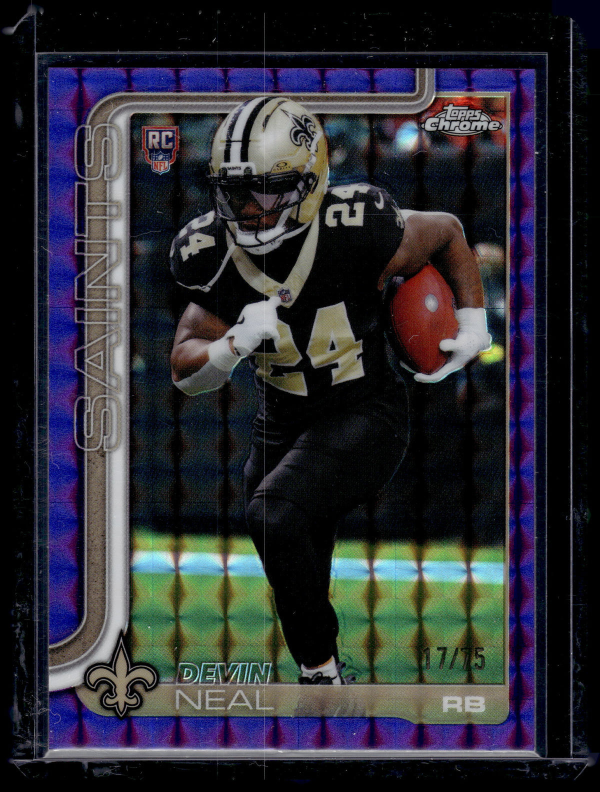 HL-P01 2025 Topps Chrome Devin Neal #391 Purple Geometric Refractor /75 RC