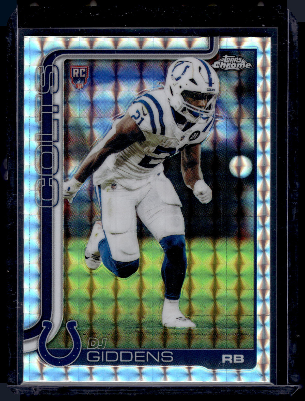 HL-P01 2025 Topps Chrome DJ Giddens #390 Geometric Refractor RC