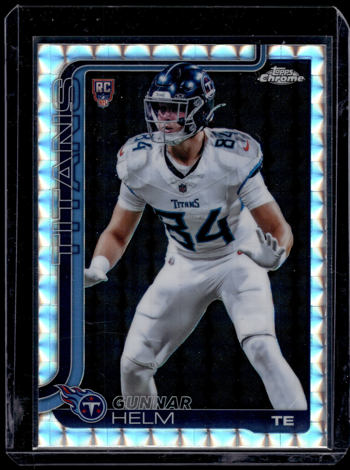 HL-P01 2025 Topps Chrome Gunnar Helm #305 Geometric Refractor RC