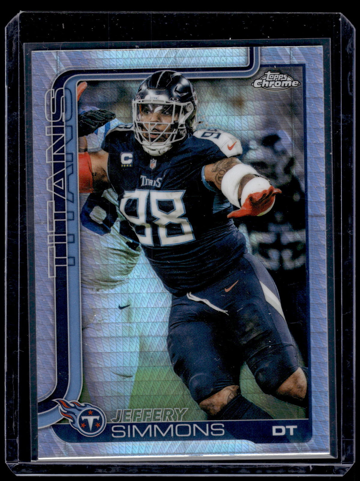 HL-P01 2025 Topps Chrome Jeffery Simmons #289 Prizm Refractor