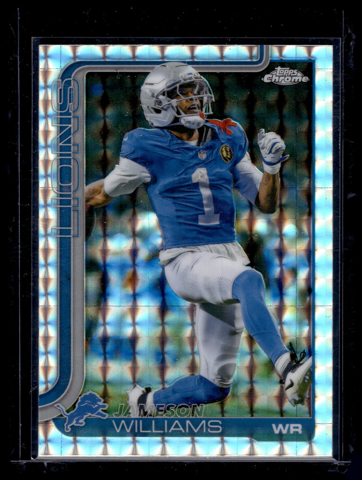 HL-P01 2025 Topps Chrome Jameson Williams #97 Geometric