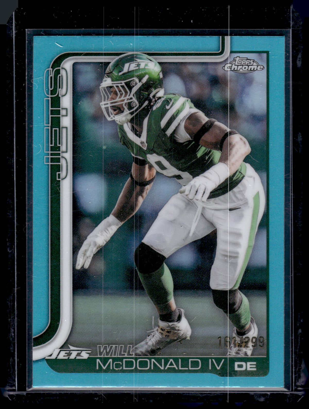 HL-P01 2025 Topps Chrome Will McDonald IV #241 Aqua Refractor /299