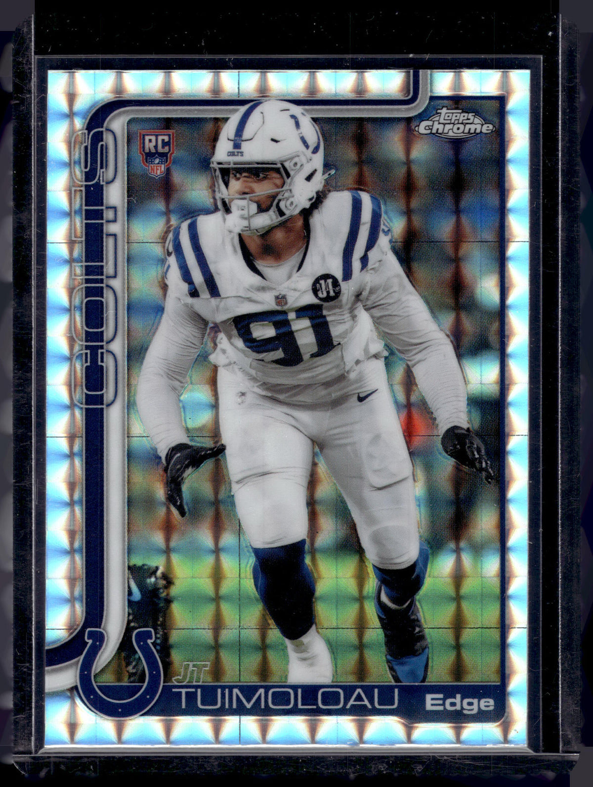 HL-P01 2025 Topps Chrome JT Tuimoloau #356 Geometric Refractor RC
