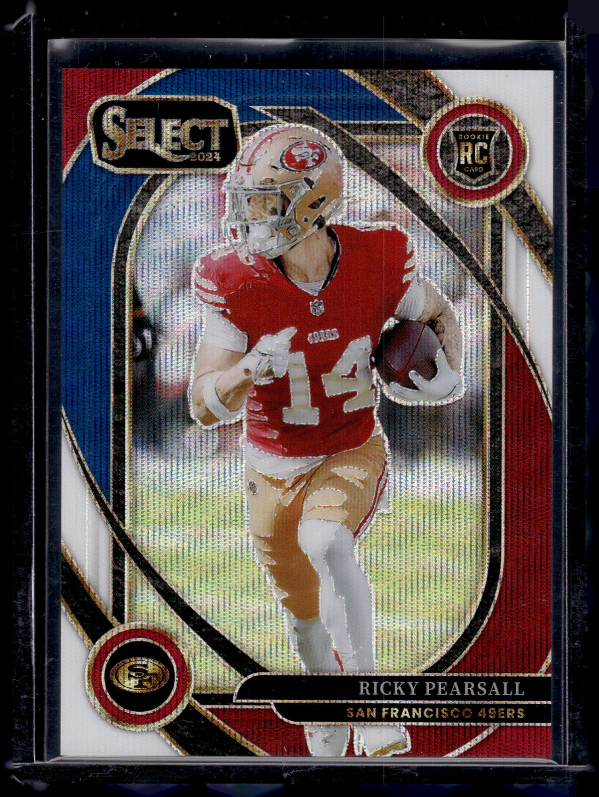 HL-P02 2024 Panini Select Prizm Club Ricky Pearsall #285 Tri-Color Prizm /149 RC
