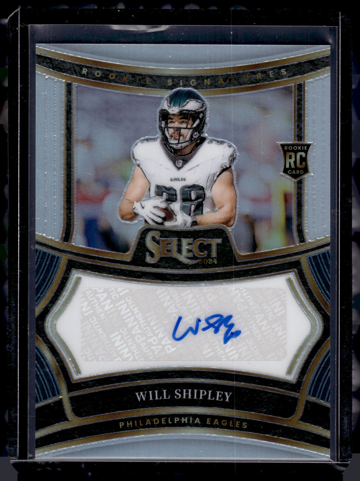 HL-P02 2024 Panini Select Will Shipley #RSP-WSY /399 Auto RC