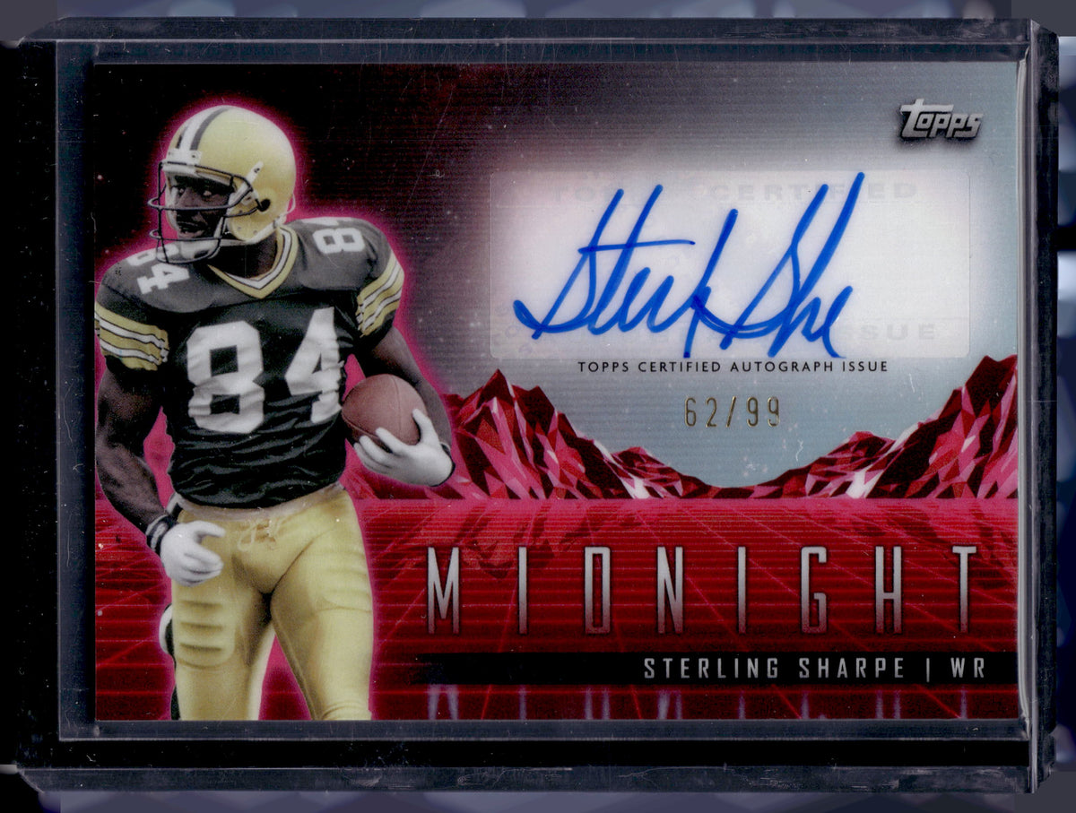 HL-P02 2024 Topps Midnight Horizon Signatures Sterling Sharpe #HZS-SS /99 Auto